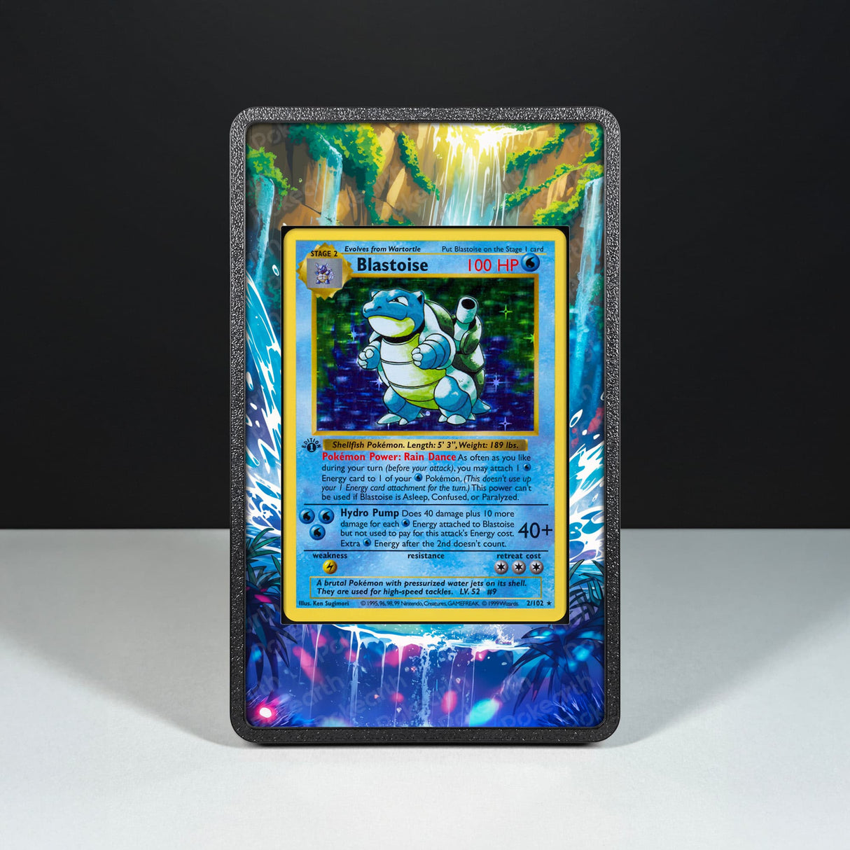 Blastoise 2/102 - Pokémon Extended Artwork Display Case - Display Case Extended Artwork Pokearth