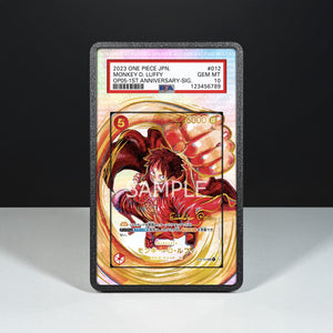 Monkey D. Luffy ST01-012 Signed - Graded Card Extended Artwork Display Case - Display Case Extended Artwork Pokearth