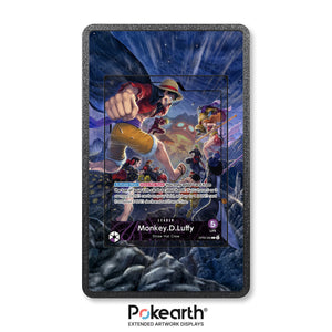Monkey D. Luffy OP05-060 - Custodia con Artwork Esteso per Carte One Piece - Display Case Extended Artwork Pokearth