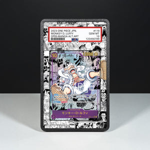 Monkey D. Luffy OP05-119 Manga - Graded Card Extended Artwork Display Case - Display Case Extended Artwork Pokearth