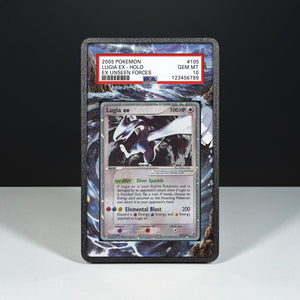 Lugia ex 105/115 - Graded Card Extended Artwork Display Case - Display Case Extended Artwork Pokearth
