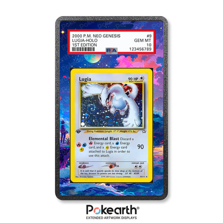 Lugia 9/111 - Graded Card Extended Artwork Display Case - Display Case Extended Artwork Pokearth