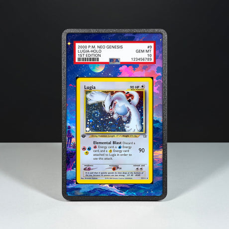 Lugia 9/111 - Graded Card Extended Artwork Display Case - Display Case Extended Artwork Pokearth