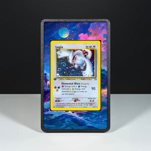 Lugia 9/111 - Custodia con Artwork Esteso per Carte Pokémon - Display Case Extended Artwork Pokearth