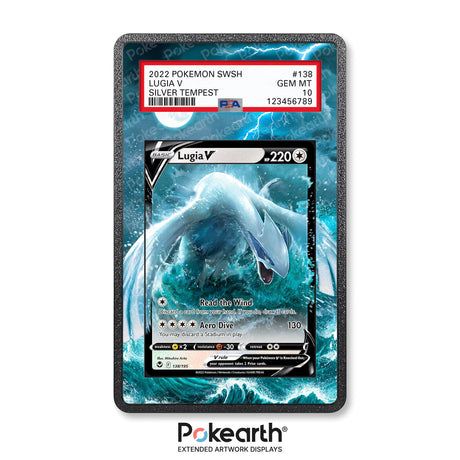 Lugia V 138/195 - Graded Card Extended Artwork Display Case - Display Case Extended Artwork Pokearth