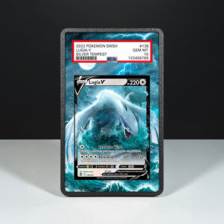 Lugia V 138/195 - Graded Card Extended Artwork Display Case - Display Case Extended Artwork Pokearth