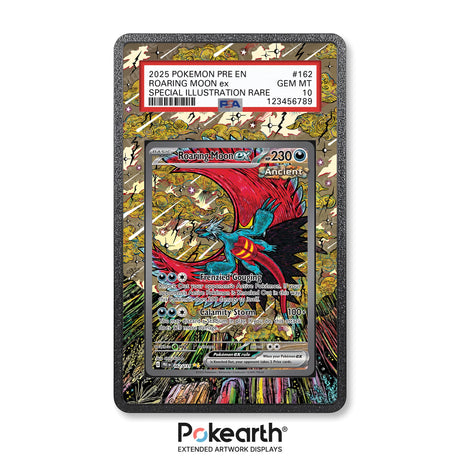 Roaring Moon ex 162/131 - Graded Card Extended Artwork Display Case - Display Case Extended Artwork Pokearth