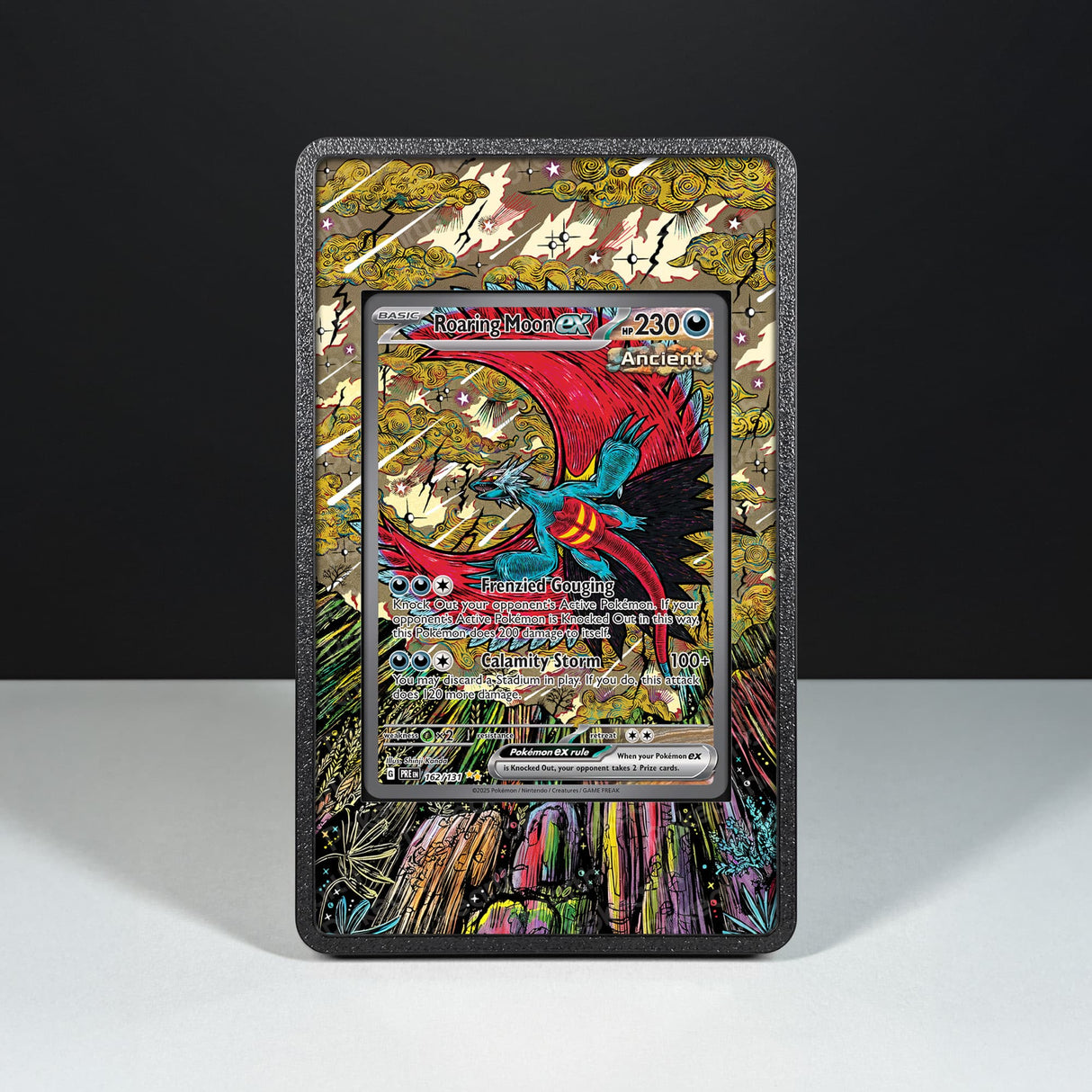 Luna Ruggente ex 162/131 - Custodia con Artwork Esteso per Carte Pokémon - Display Case Extended Artwork Pokearth