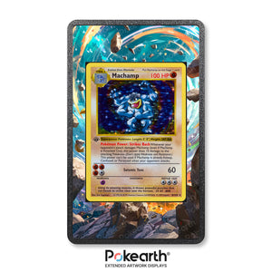 Machamp 8/102 - Custodia con Artwork Esteso per Carte Pokémon - Display Case Extended Artwork Pokearth