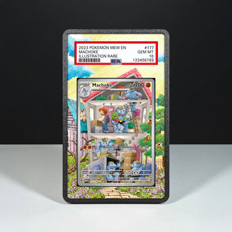 Machamp 177/165 - Graded Card Extended Artwork Display Case - Display Case Extended Artwork Pokearth