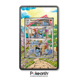 Machamp 177/165 - Custodia con Artwork Esteso per Carte Pokémon - Display Case Extended Artwork Pokearth