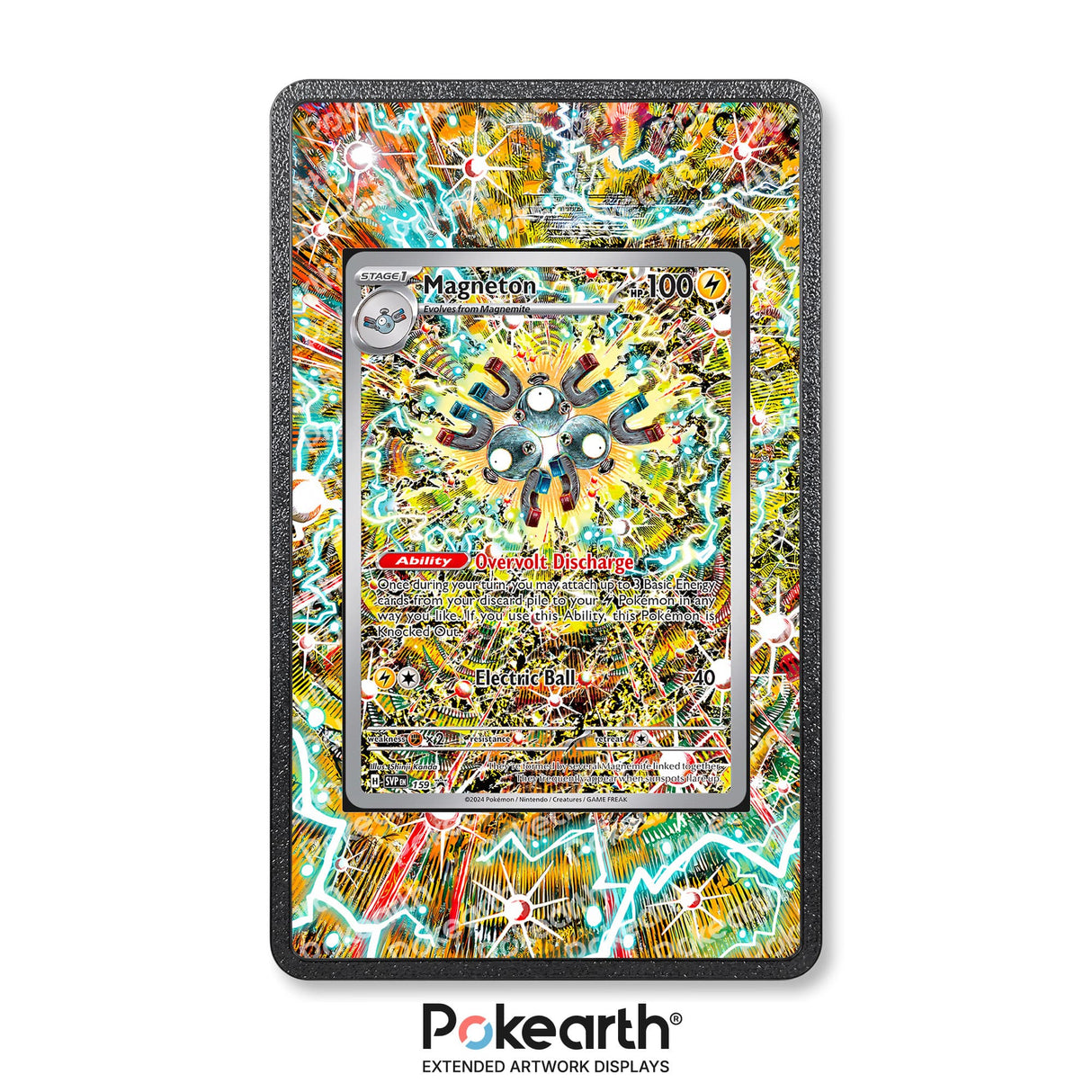 Magneton SVP 159 - Custodia con Artwork Esteso per Carte Pokémon - Display Case Extended Artwork Pokearth
