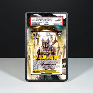 Mandalorian Dsw/S104-002SSP - Graded Card Extended Artwork Display Case - Display Case Extended Artwork Pokearth