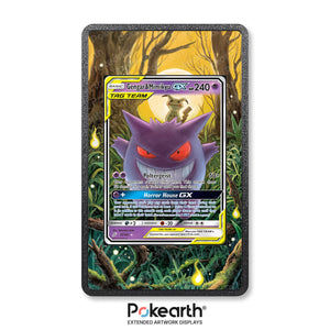 Gengar & Mimikyu GX 53/181 - Custodia con Artwork Esteso per Carte Pokémon - Display Case Extended Artwork Pokearth