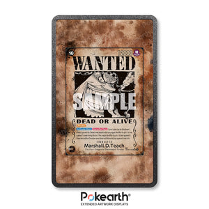 Marshall D. Teach OP09-093 Wanted - Custodia con Artwork Esteso per Carte One Piece - Display Case Extended Artwork Pokearth