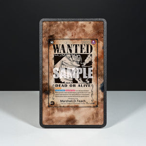 Marshall D. Teach OP09-093 Wanted - Custodia con Artwork Esteso per Carte One Piece - Display Case Extended Artwork Pokearth