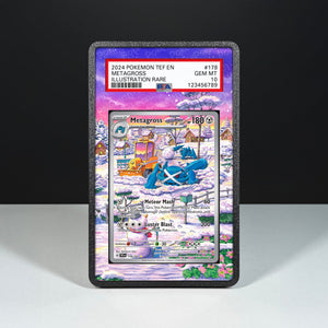 Metagross 178/162 - Graded Card Extended Artwork Display Case - Display Case Extended Artwork Pokearth
