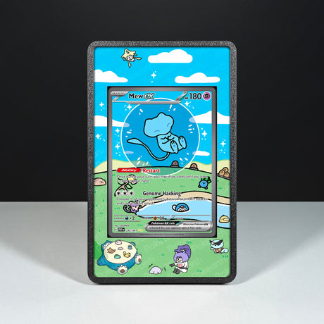 Mew ex 232/091 - Custodia con Artwork Esteso per Carte Pokémon - Display Case Extended Artwork Pokearth
