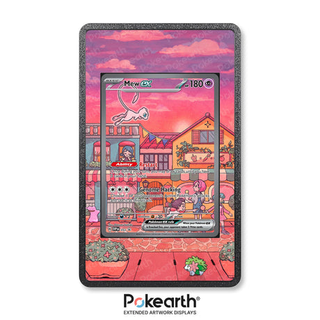 Mew ex SVP 053 - Custodia con Artwork Esteso per Carte Pokémon - Display Case Extended Artwork Pokearth
