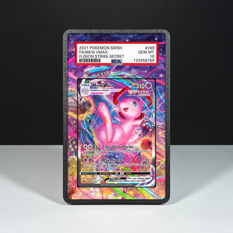 Mew VMAX 269/264 - Graded Card Extended Artwork Display Case - Display Case Extended Artwork Pokearth