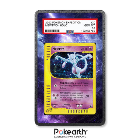 Mewtwo 20/165 - Graded Card Extended Artwork Display Case - Display Case Extended Artwork Pokearth
