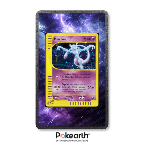 Mewtwo 20/165 - Custodia con Artwork Esteso per Carte Pokémon - Display Case Extended Artwork Pokearth