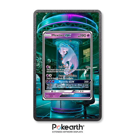 Mewtwo GX 78/73 - Custodia con Artwork Esteso per Carte Pokémon - Display Case Extended Artwork Pokearth