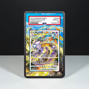 Mewtwo V STAR GG44/GG70 - Graded Card Extended Artwork Display Case - Display Case Extended Artwork Pokearth