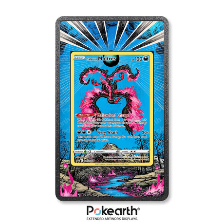 Moltres di Galar SWSH 284 - Custodia con Artwork Esteso per Carte Pokémon - Display Case Extended Artwork Pokearth