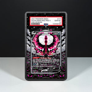 Galarian Moltres V 177/198 - Graded Card Extended Artwork Display Case - Display Case Extended Artwork Pokearth