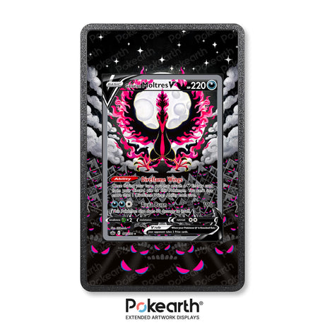 Moltres di Galar V 177/198 - Custodia con Artwork Esteso per Carte Pokémon - Display Case Extended Artwork Pokearth