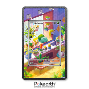 Bulbasaur 143/142 - Custodia con Artwork Esteso per Carte Pokémon - Display Case Extended Artwork Pokearth