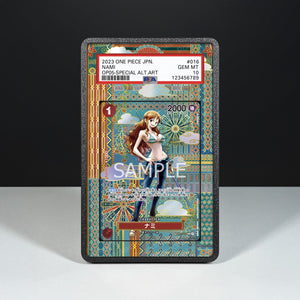 Nami OP01-016 - Graded Card Extended Artwork Display Case - Display Case Extended Artwork Pokearth