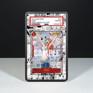Nami OP01-016 Manga - Graded Card Extended Artwork Display Case - Display Case Extended Artwork Pokearth