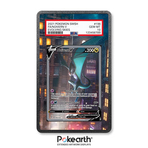 Noivern V 196/203 - Graded Card Extended Artwork Display Case - Display Case Extended Artwork Pokearth