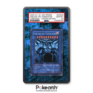 Obelisk il Tormentatore 004 - Custodia con Artwork Esteso per Carte Gradate - Display Case Extended Artwork Pokearth