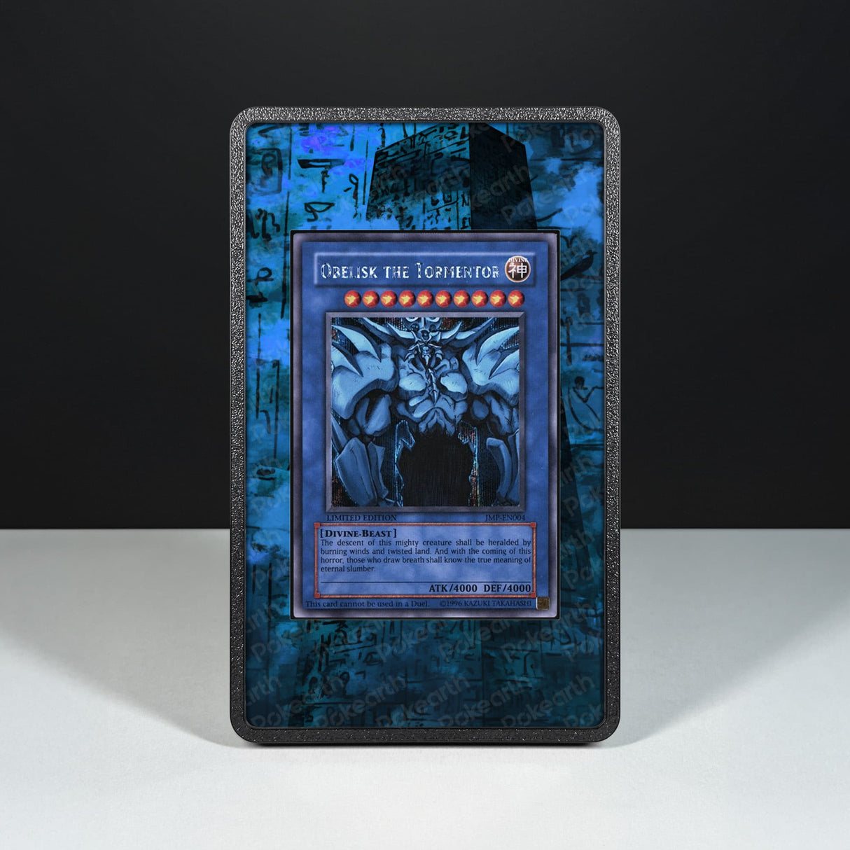Obelisk il Tormentatore 004 - Custodia con Artwork Esteso per Carte Yu-Gi-Oh! - Display Case Extended Artwork Pokearth