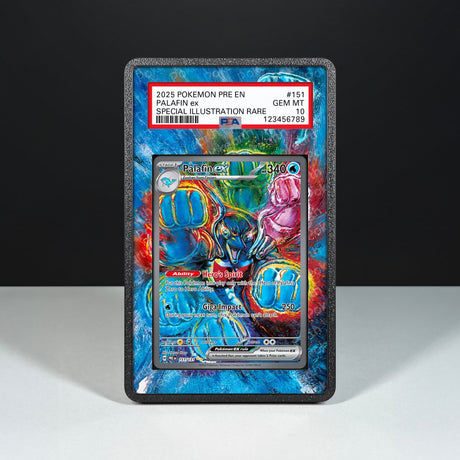 Palafin ex 151/131 - Graded Card Extended Artwork Display Case - Display Case Extended Artwork Pokearth