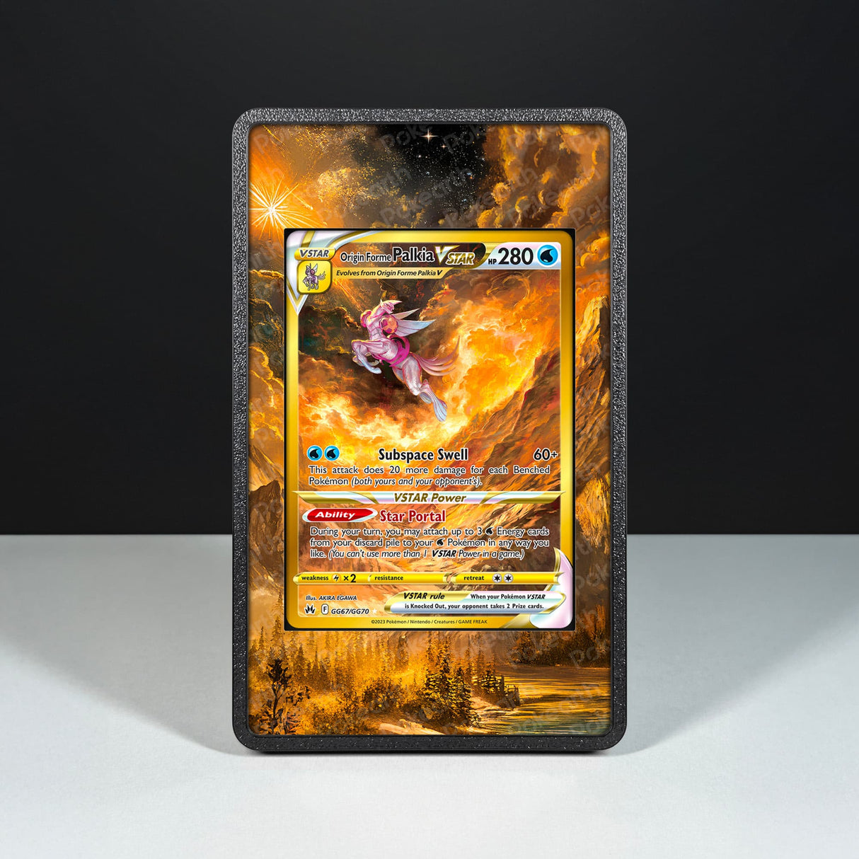 Palkia V ASTRO GG67/GG70 - Custodia con Artwork Esteso per Carte Pokémon - Display Case Extended Artwork Pokearth