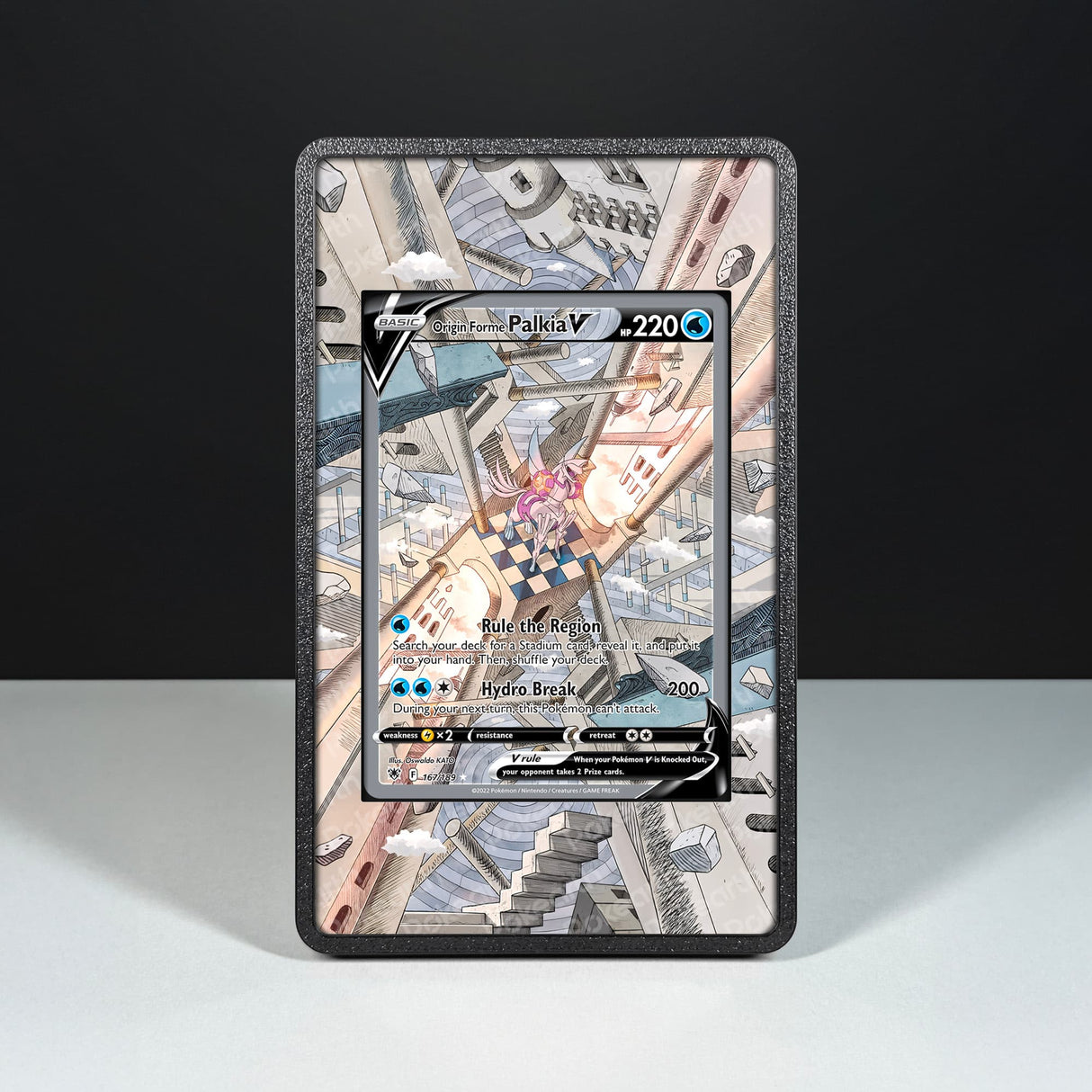 Palkia V 167/189 - Custodia con Artwork Esteso per Carte Pokémon - Display Case Extended Artwork Pokearth