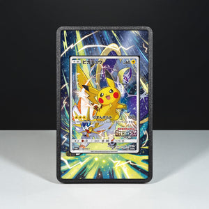 Pikachu 061/SM-P - Custodia con Artwork Esteso per Carte Pokémon - Display Case Extended Artwork Pokearth