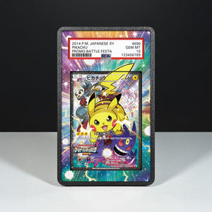 Pikachu 090/XY-P - Graded Card Extended Artwork Display Case - Display Case Extended Artwork Pokearth