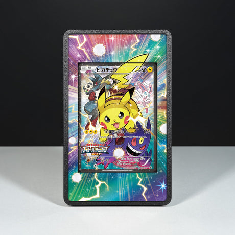 Pikachu 090/XY-P - Custodia con Artwork Esteso per Carte Pokémon - Display Case Extended Artwork Pokearth