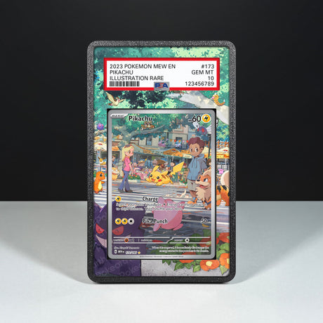 Pikachu 173/165 - Graded Card Extended Artwork Display Case - Display Case Extended Artwork Pokearth