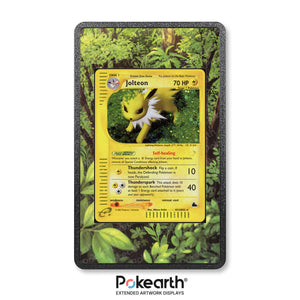 Jolteon H12/H32 - Custodia con Artwork Esteso per Carte Pokémon - Display Case Extended Artwork Pokearth