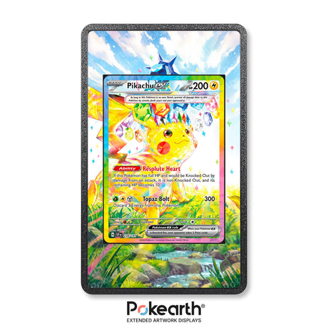 Pikachu ex 238/191 - Custodia con Artwork Esteso per Carte Pokémon - Display Case Extended Artwork Pokearth
