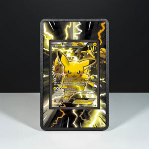 Pikachu XY124 - Custodia con Artwork Esteso per Carte Pokémon - Display Case Extended Artwork Pokearth