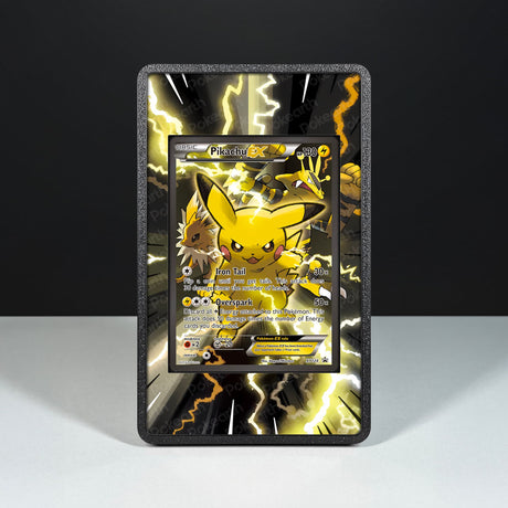 Pikachu XY124 - Custodia con Artwork Esteso per Carte Pokémon - Display Case Extended Artwork Pokearth