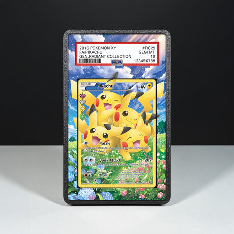 Pikachu RC29/RC32 - Graded Card Extended Artwork Display Case - Display Case Extended Artwork Pokearth