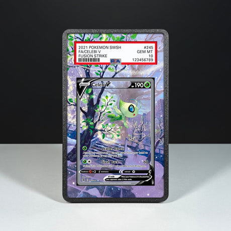 Celebi V 245/264 - Graded Card Extended Artwork Display Case - Display Case Extended Artwork Pokearth